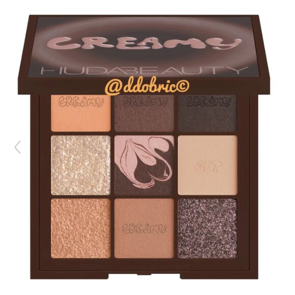 HUDA BEAUTY Creamy Neutral Brown Obsessions Eyeshadow Palette NEW ☆FREE GIFT☆ - Picture 1 of 2